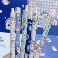 Blue Shark Baby Gel Pen Rollerball Pen School Office Supply Stationery 0.5mm Black Ink