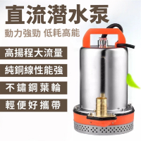 【威富登】12V24V 高揚程 抽水馬達 180W+2.5米線 沉水馬達 抽水泵 潛水泵 泵浦 水龜 船用(抽水馬達)