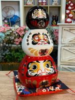日式和風達摩陶瓷擺件疊羅漢桌面裝飾壽司店鋪創意開業禮品吉祥物