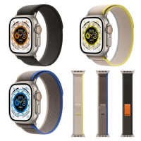 【The Rare】Apple Watch Ultra 2 Series 9/8/7 49/45/44/42MM 野徑尼龍回環式錶帶 替換腕帶
