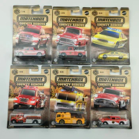 Matchbox GGF12 1:64 COUNTY RESCUE DODGE charger nissan jeep Collection of die-casting alloy trolley model ornaments