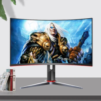 Curved Screen 27 Inch 75Hz Computer LCD Gaming Monitor