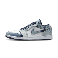 【NIKE 耐吉】休閒鞋 Air Jordan 1 Low Washed Denim 水洗 丹寧 男款 CZ8455-100