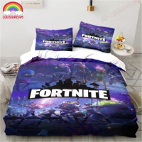 Video Games F-Fortnite Bedding Set Sheet King Twin Double Child Bedding Set Mircofiber or Polyester Duvet Cover Set