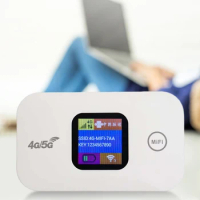 4G LTE Wireless WiFi 150Mbps Mobile WiFi Hotspot Sim Card Slot Portable Network Hotspot Device 2100mAh Colorful LED Display