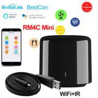 1/2/3/4/5 PCS Broadlink RM4C Mini BestCon Smart Home Universal WiFi/IR Wireless Remote Controller Works with Alexa Google Home
