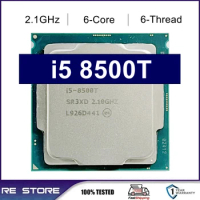 Used Core i5-8500T i5 8500T 2.1GHz Six-Core Six-Thread CPU Processor 9M 35W LGA 1151