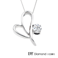 DY Diamond 大亞鑽石 18K金 0.30克拉 D/VS1 心型造型鑽墜