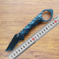 Kubey ku320 Small straight knife High hardness D2 steel Outdoor survival knife so sharp