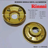 2 pcs Burner Rinnai kompor bahan kuningan Alloy tebal 522c 511c 602e 603e dll