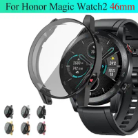 360 Full Cover Plating Soft TPU Watch Screen Protector Case for Honor Magic Watch 2 46mm