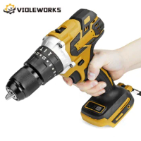 1PC 3 In 1 Brushless Electric Screwdriver Drill 20+3 Torque 13mm Cordless Impact Drill Hammer for Makita 18V Battery
