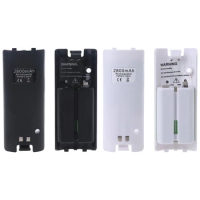 ESTD 2Pcs 2800Mah Rechargeable Battery Fit for WII Game Console Portable Battery Pack