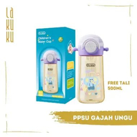Lakuku - Dr Isla Botol Minum Anak Training Cup PPSU PP PPSU Gajah Ungu