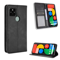 For Google Pixel 5 Case Luxury Flip PU Leather Wallet Magnetic Adsorption Case For Google Pixel 5A 5 A Pixel5 Pixel5A Phone Bags