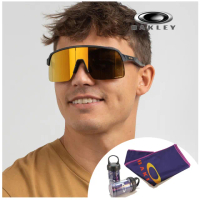 【Oakley】奧克利 SUTRO LITE 亞洲版 輕量包覆太陽眼鏡 OO9463A 04 霧黑框24k黃金水銀鍍膜 公司貨