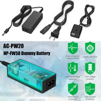 Bền DC Coupler Kit Dây điện Dummy Pin AC Cung Cấp Điện Adapter AC-PW20 NP-FW50 For Sony Alpha A5100 
