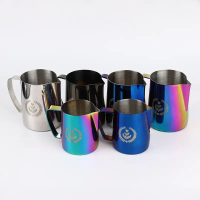 2025 Multi-Specification Stainless Steel Coffee Latte Art Cup Cafe Latte Art Pitcher Milk Frothing C