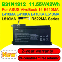 11.55V 42Wh B31N1912 Laptop Battery For ASUS VivoBook 14 E410MA L410MA E410KA E410KA E510MA L510MA R522MA Series In Stock