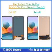 Compatible Display For Xiaomi Redmi Note11 Pro 5G Poco X4 Pro 5G Note 10 Pro LCD Touch Screen Assembly Replacement Parts