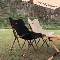 Garden Furniture Outdoor Folding Chair Portable Lightweight Aluminum Alloy Camping Nature Hike Sunbathing Relaxing Armchair