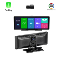 10.26 Inch PND Android Auto dashboard Car camera GPS Navigation/dual camera 1080P wireless Carplay car black box Navigation DVR