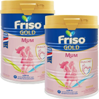 Combo 2 lon Sữa bầu Friso Mum Gold 400g hương cam