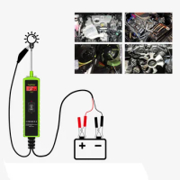 P60 Automotive Circuit Tester 6-30V DC Car Electrical System Short Tester LCD Flashlight Component Activation/Continuity Testing