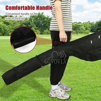 Golf Club Bag Portable Foldable Golf Club Travel Bag for 8-10 Golf Clubs Mini Carry Golf Bags for Women Men and Golfers