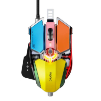 Nical phong cách chuột có dây INPHIC pg6 9 phím RO độ nét chơi game USB sáng Bán nóng Bán Buôn Chuột