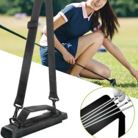 Mini Portable Nylon Golf Club Bag Simple Golf Gun Carrier Bag Travel Bag Golf Training Case With Adjustable Shoulder Straps