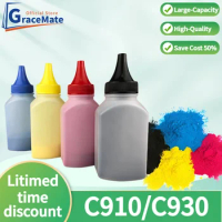 GraceMate 5 Stars Refill Toner Powder Compatible for OKI C910 C930 C 910 930 Laser Printer Cartridge Color Refill Toner Powder