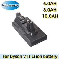 25.2V Replacement Rechargeable Lithium-ion Battery Power Tool Battery For Dyson V11 6.0/8.0/10.0Ah Handheld Cordless Vacuum Clea