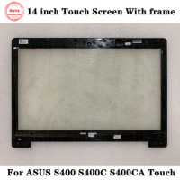14.0" For Asus Vivobook S400 S400C S400CA Touch Screen LCD JA-DA5343RA 5343R PFC-2 Touch Screen Digitizer Glass with BLACK Frame