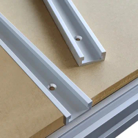 Aluminium Alloy T-track Slot Miter Track Jig Fixture - 30/40/50cm Woodworking Chute Rail Fixture Slot Slide Limit for Table Saw