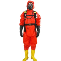 PVC Biohazard Suit Anti NBC Nuclear Radiation Protection Suit Chemical Protect Clothing