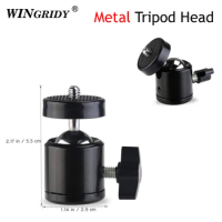 WINGRIDY mini tripod ball head for Canon Nikon Sony DSLR Camera Camcorder DV Mini Tripod LED Light Flash Bracket with 1/4"