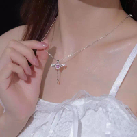 (Bebas beli 2 dapat bonus)  COD K13 Kalung Cupid cinta sayap malaikat titanium