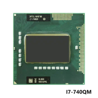 Intel Core i7-740QM i7 740QM SLBQG 1.7 GHz Quad-Core Eight-Thread CPU Processor 6W 45W Socket G1 / rPGA988A