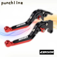 Fit For CB150R 2017-2018 CB 150R CB150 R Motorcycle CNC Accessories Folding Extendable Brake Clutch Levers Adjustable Handle Set