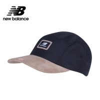 [New Balance]NB五分割帽_中性_黑色_LAH23115BK