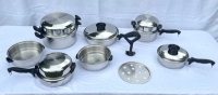 Townecraft Chefs Ware Cookware Set Stainless Steel T304 Multi Core Waterless