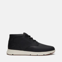 【Timberland 官方旗艦】男款黑色中筒休閒鞋(A6C7TW02)