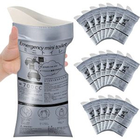 內地直送 - 10片裝車載馬桶緊急尿袋 自駕遊旅行 便捷設計隨用隨取 戶外露營解急無憂 密封防漏超安心 輕鬆應對內急狀況 暢享舒適出行體驗