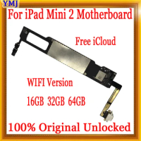 A1489 Wifi &amp; A1490/A1491 3G Version for iPad Mini 2 16g/32g/64g Motherboard Original Unlocked Logic Boards, Clean ICloud Plate
