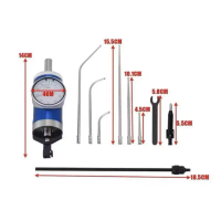 1set coaxial centering dial indicator dial tes set 0-3mm center finder milling tool accuracy 0.01mm