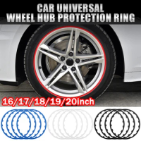 16/17/18/19/20inch Car Wheel Rims Protector Decor Strips Tire Guard Lines for Tesla Model 3 Y S X 2017-2023 BMW AUDI SKDOA HONDA