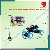Mainan Mobil remote control RC Sneak Offroad Rock Crawler monster RCOfRodSneakBiruIncDusBubble