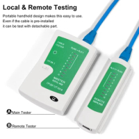 RJ45-RJ11 Multi-Functional Network Cat5 Cat6 UTP LAN Cable Tester Test Wire Telephone Line Detector Tracker Tool Equipment