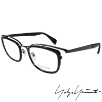 【Yohji Yamamoto 山本耀司】山本耀司時尚立體方框造型光學眼鏡(深藍 YY1019-613)